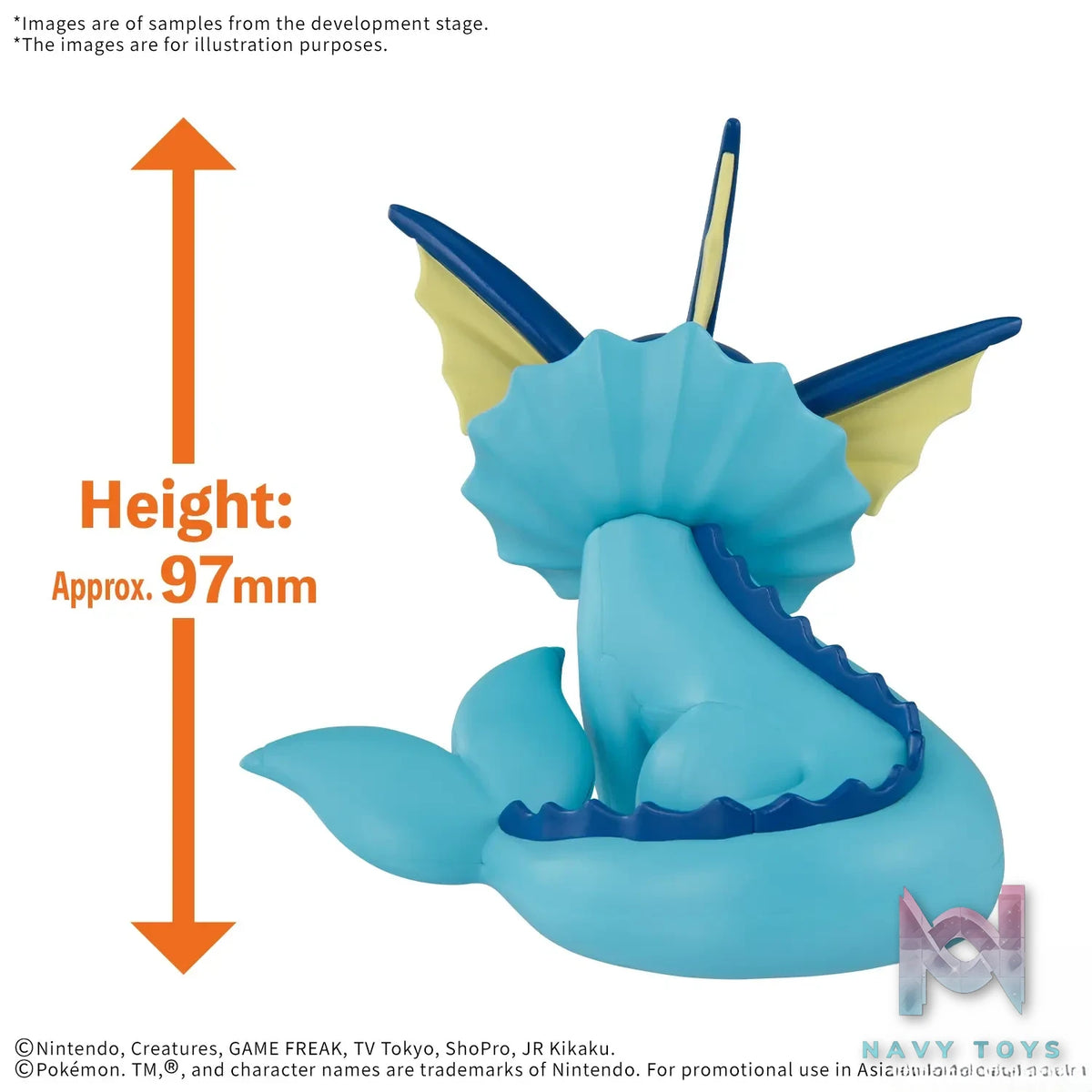 BANDAI SPIRITS – Pokemon PLAMO COLLECTION QUICK!! 27 Vaporeon X 26 Jolteon (Licensed)