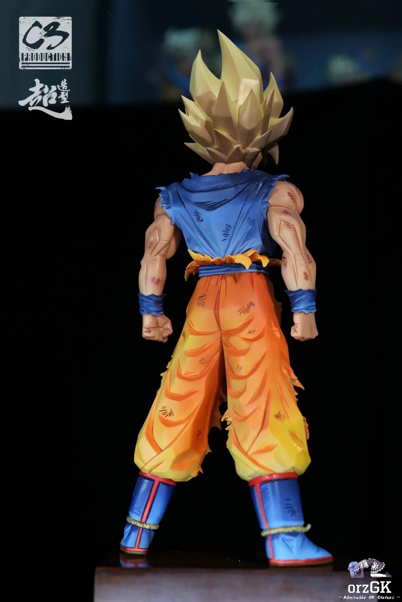 C3 Studio - Dragon Ball Legendary Super Saiyan Son Goku resin statue Navy Toys anime figure