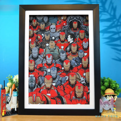 KALA HOME Studio – Iron Man Mark Series #03 3D Decorative Painting Marvel