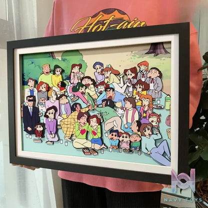 KALA HOME Studio – Crayon Shin-chan Multiple Characters #06 3D Decorative Painting Crayon Shin-chan
