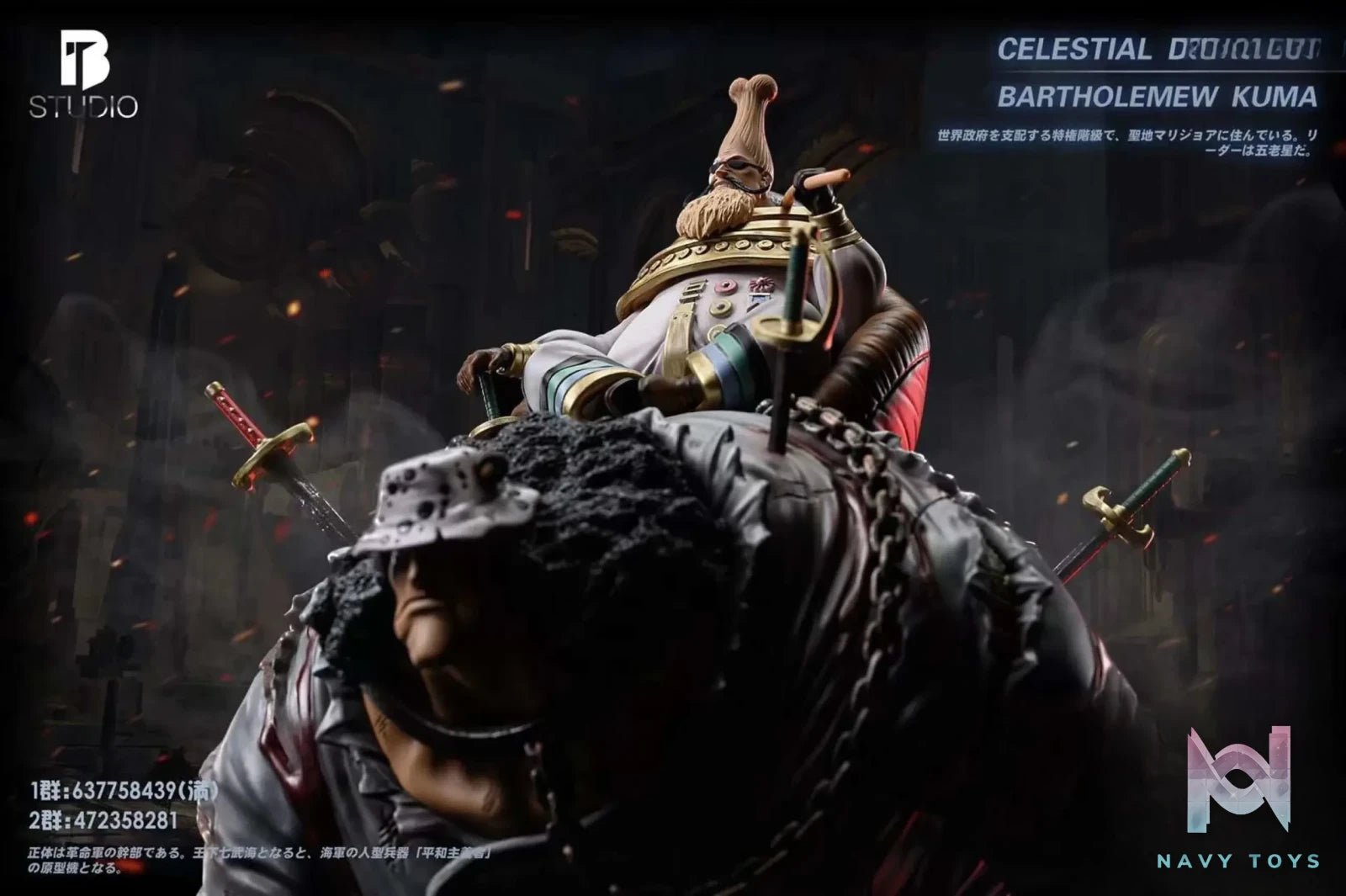 BT Studio – One Piece Famous Scene Series—Bartholomew Kuma