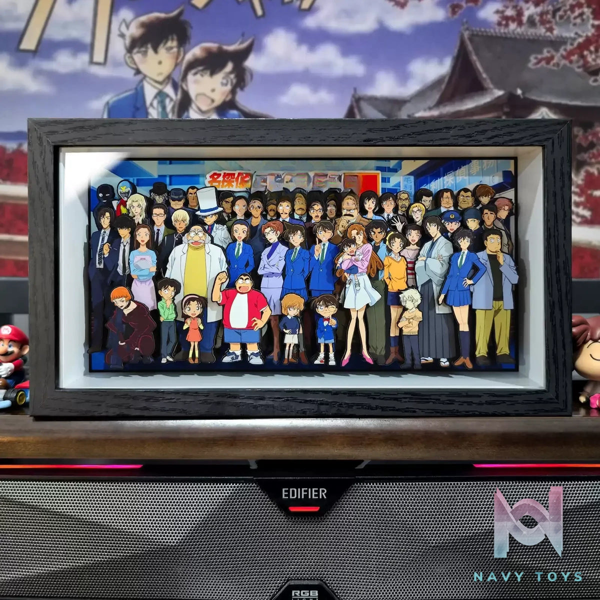 KALA HOME Studio – Detective Conan Multiple Characters #12 3D Decorative Painting Detective Conan