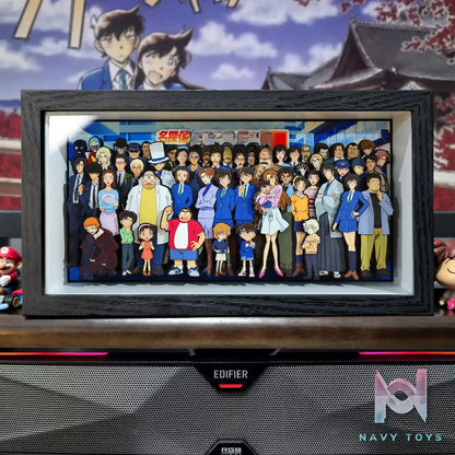 KALA HOME Studio – Detective Conan Multiple Characters #12 3D Decorative Painting Detective Conan