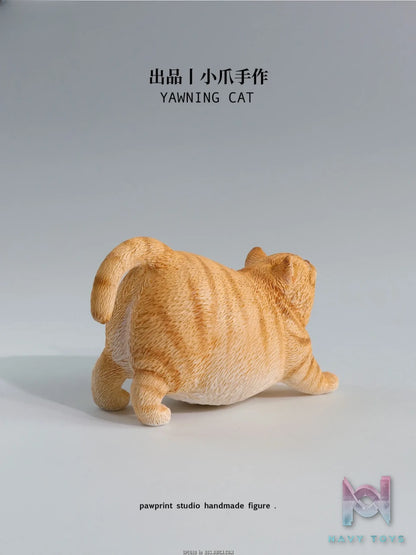 Pawprint Studio X Double One – 8cm Yawning Cat Figure (Licensed)