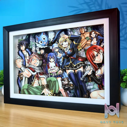 KALA HOME Studio – Fairy Tail Multiple Characters #01 3D Decorative Painting Fairy Tail