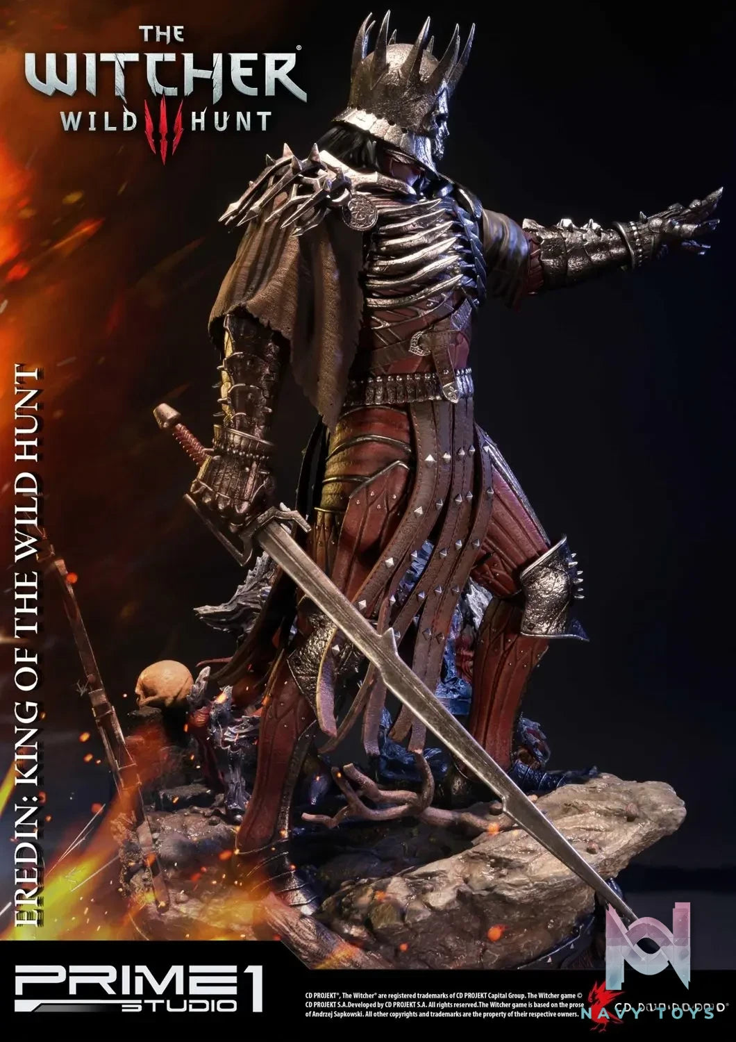 Prime 1 Studio – Premium Masterline The Witcher 3: Wild Hunt Eredin: King of the Wild Hunt PMW3-02 PMW3-02EX (Licensed)