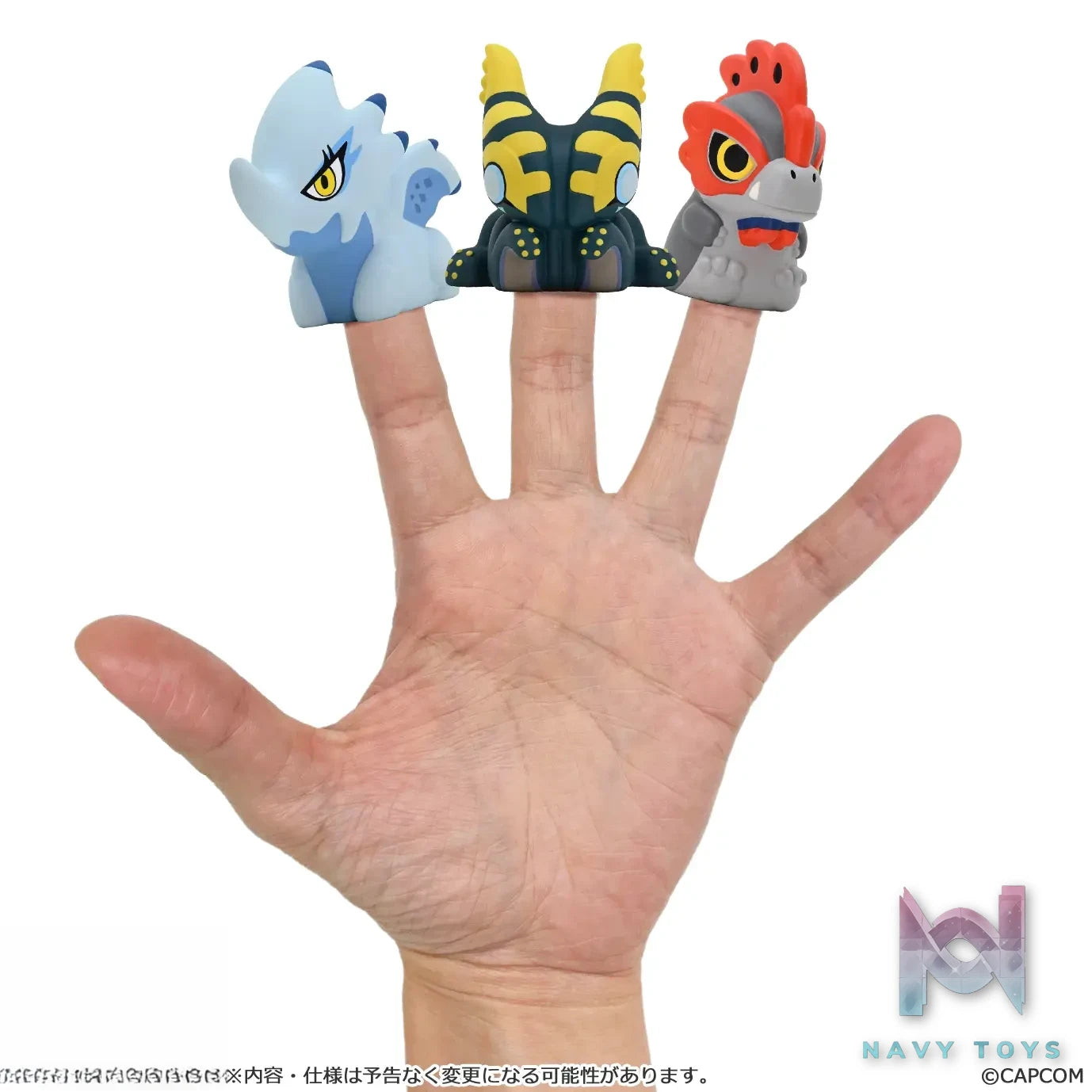 CAPCOM Studio – Capcom Figure Builder Finger Puppet Monster Hunter Vol.3 8Pack BOX (Licensed)