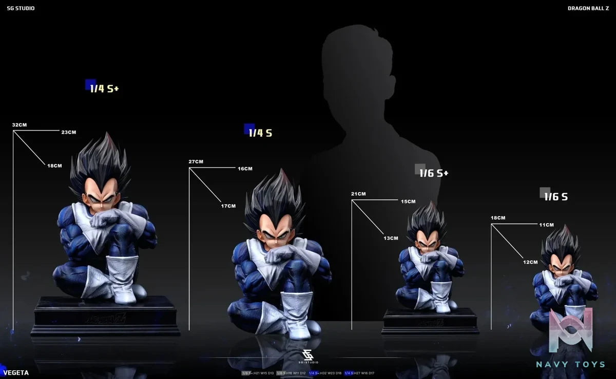 SG Studio - Dragon Ball Namek Vegeta resin statue Navy Toys anime figure