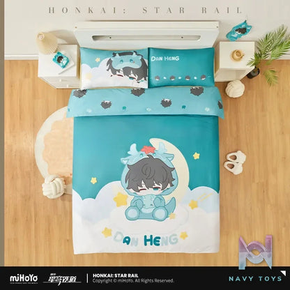 miHoYo – Honkai: Star Rail Boys’ Dorm Q Version Home Series Bed Sheet – Dan Heng (Licensed)
