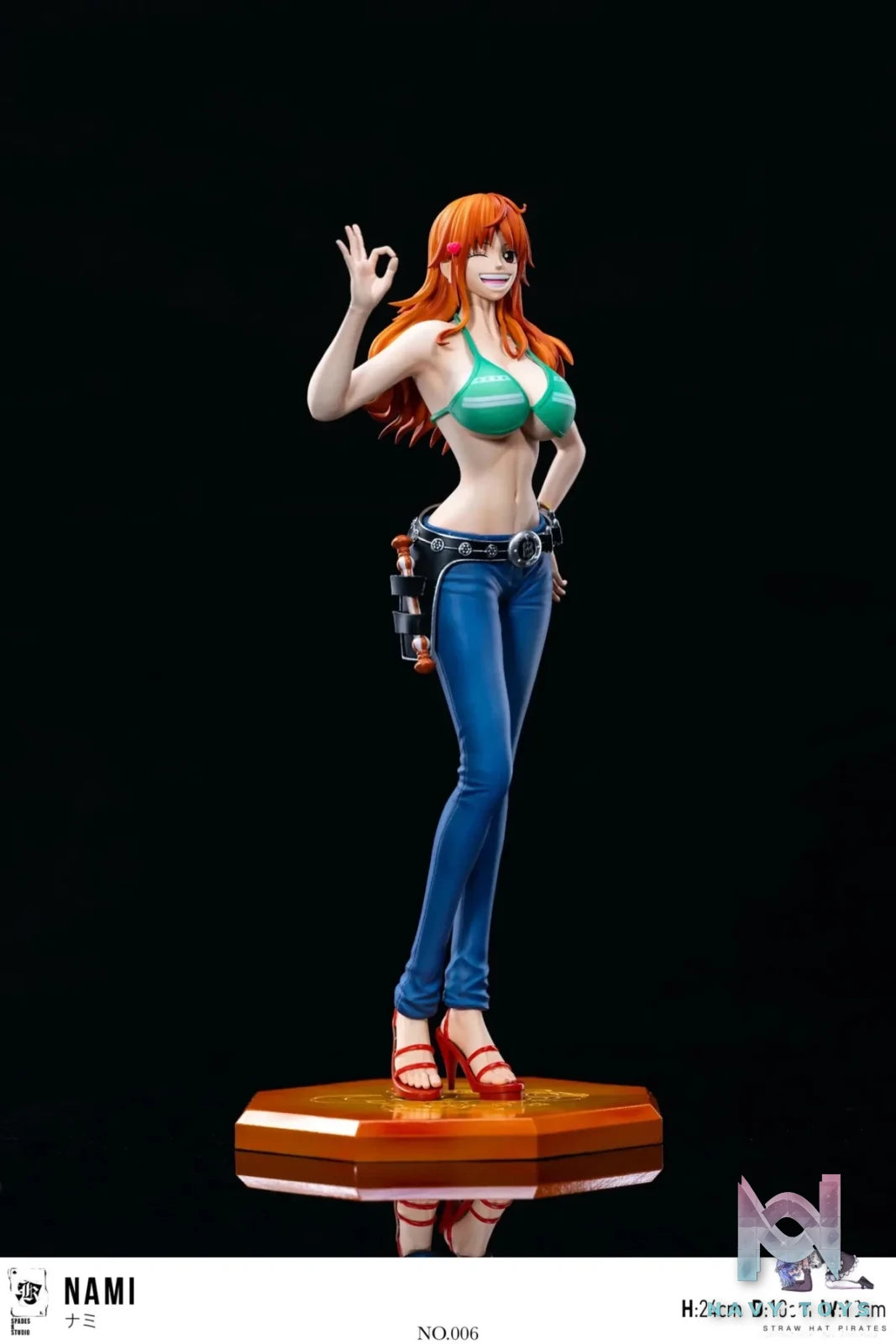 SPADES K Studio - One Piece Straw Hat Crew Resonance Series 06 Nami resin statue Navy Toys anime figure