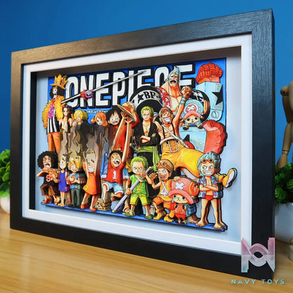 KALA HOME Studio – One Piece Multiple Characters #02 3D Decorative Painting One Piece