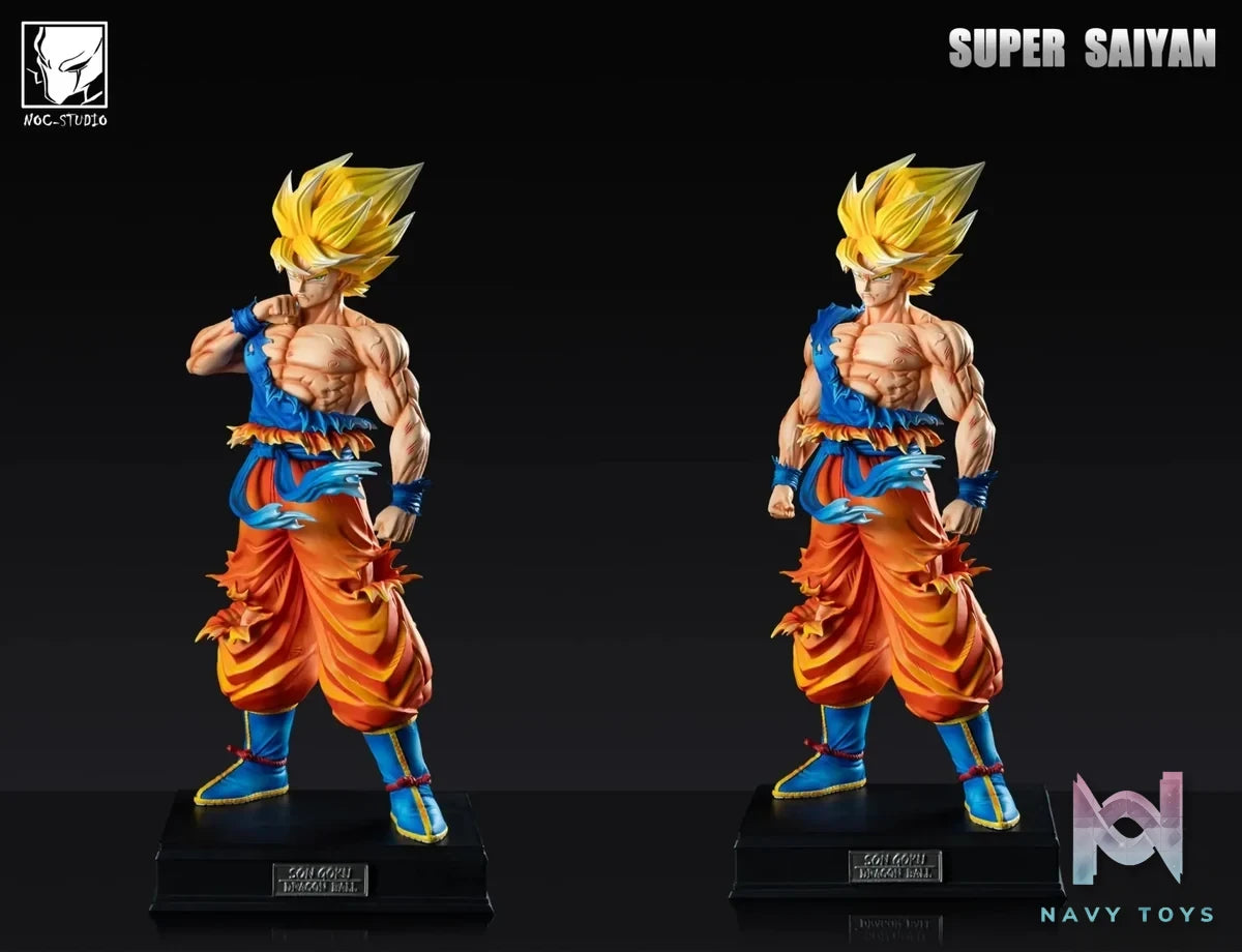 Noc Studio - Dragon Ball Super Saiyan Goku resin statue Navy Toys anime figure