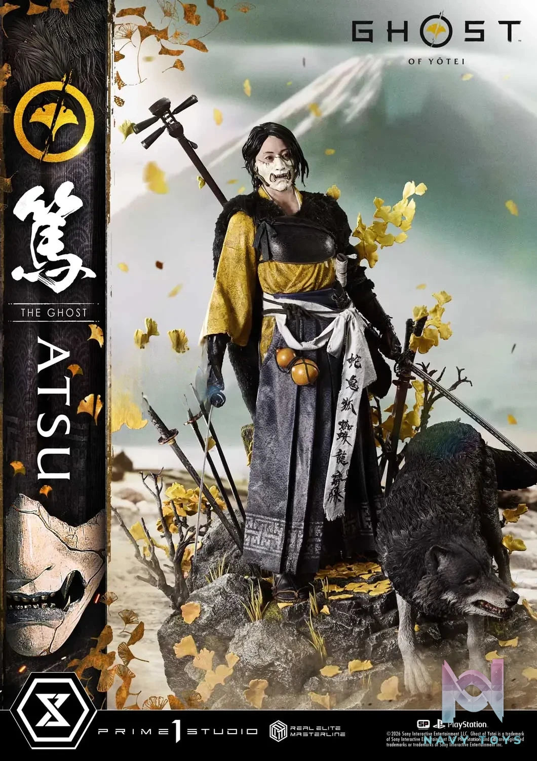 Prime 1 Studio – Real Elite Masterline Ghost of Yotei Atsu 1/4 Statue REMGHOY-01 REMGHOY-01DX REMGHOY-01DXS (Licensed)