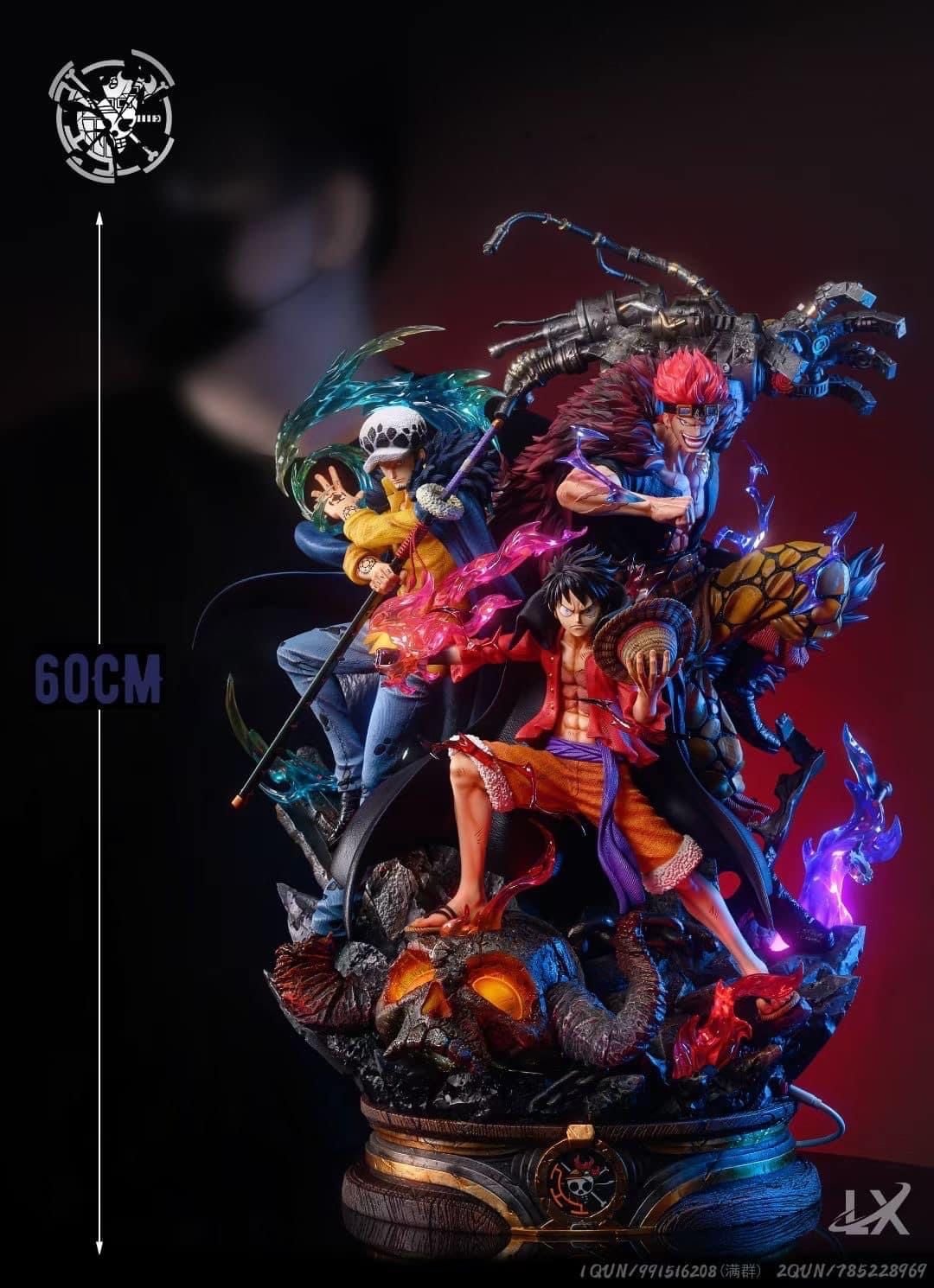 Luffy x Law x Kid resin statue Lx Studio anime figure