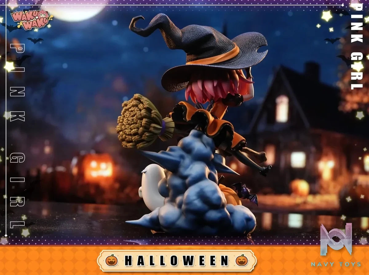 WakuWaku Studio - Spy x Family 2024 Halloween Anya Forger resin statue Navy Toys anime figure