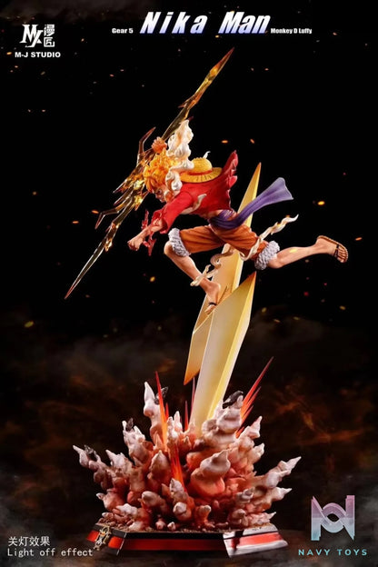 MJ Studio – One Piece Lightning explosion Nika Luffy