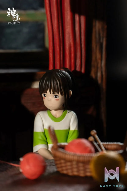 Shen Yin Studio – Spirited Away Silhouette Moment Series Spirited Away No-Face Man & Chihiro Ogino