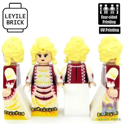 LEYILEBRICK Studio – Yellow gown lady LYLQT208