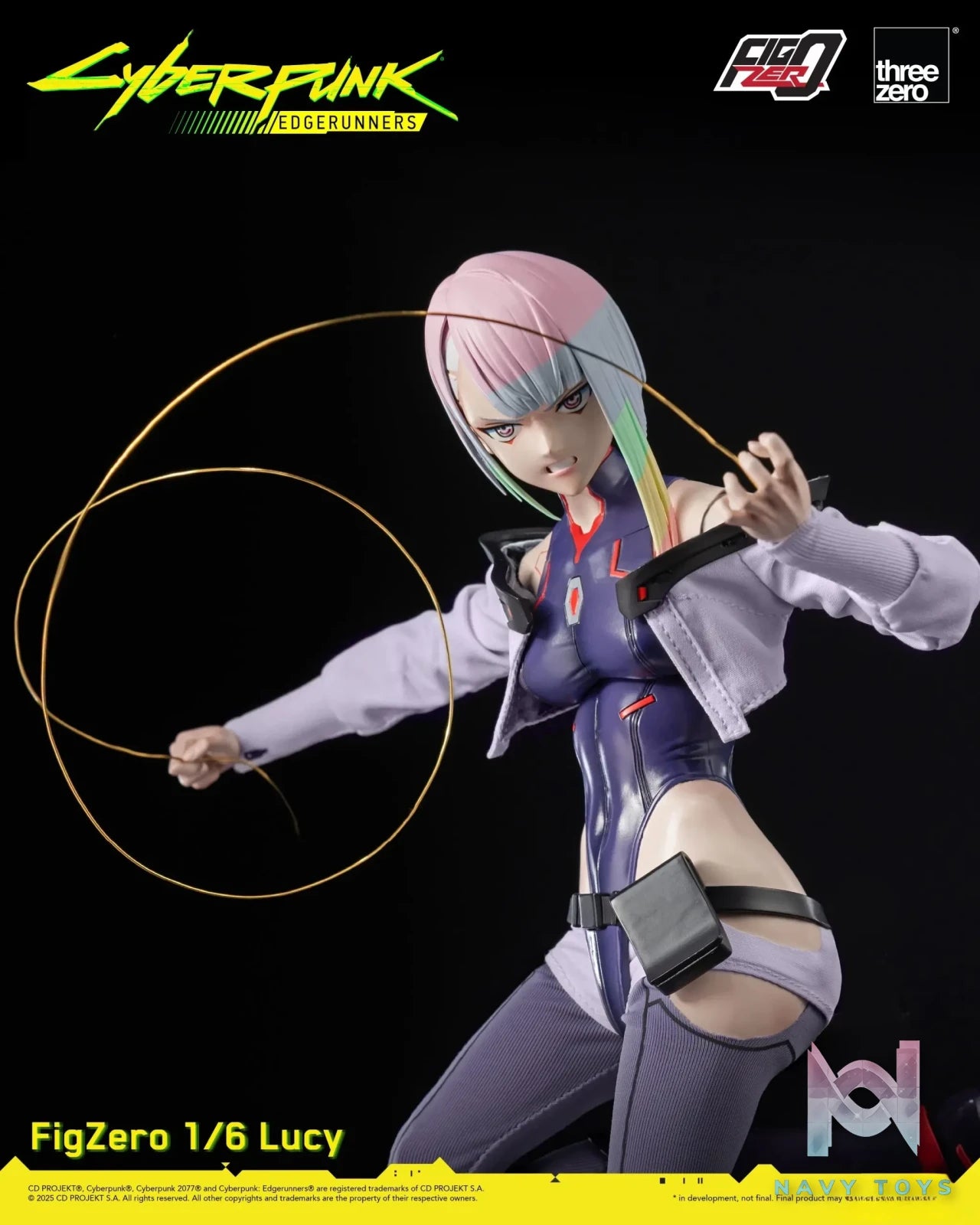Threezero – Cyberpunk: Edgerunners FigZero 1/6 Lucy 3Z06000W0 (Licensed)