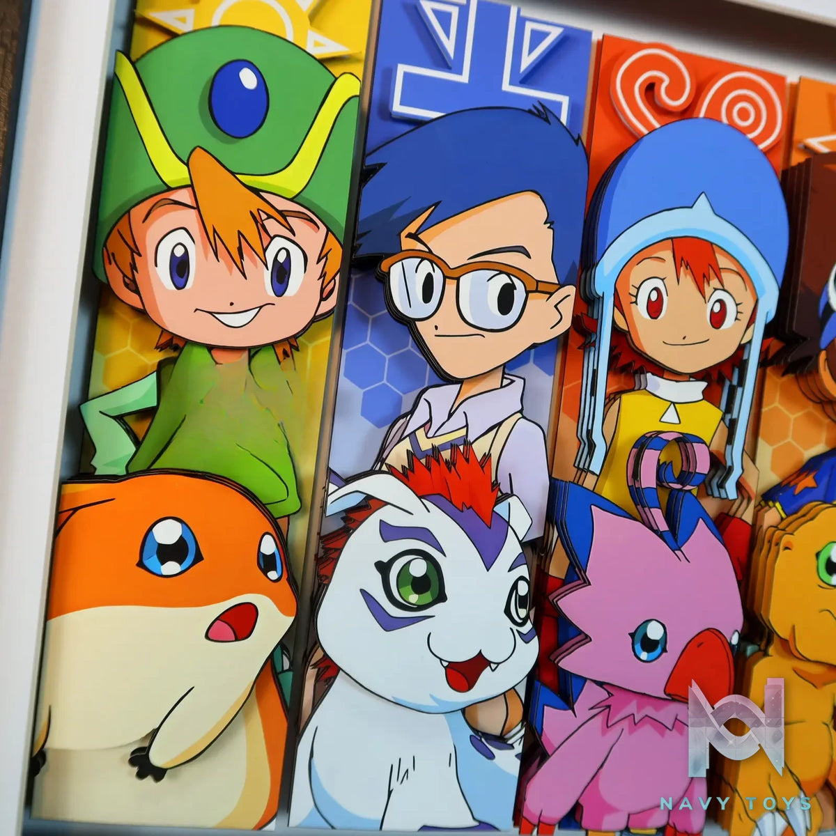 KALA HOME Studio – Digimon Multiple Characters #03 3D Decorative Painting Digimon