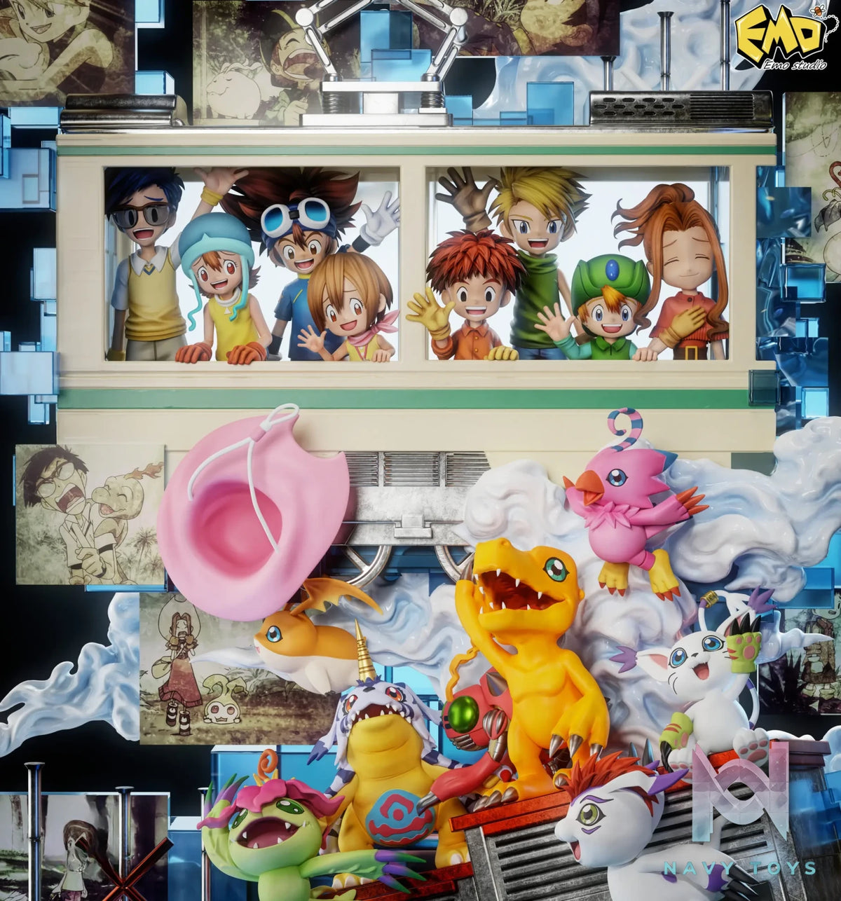 Emo Studio – Graduation Model #7 Digimon Adventure Digimon
