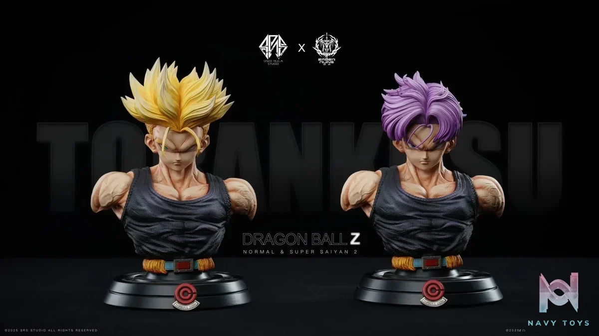 Space Realm Studio & Ember Ruins Studio - Dragon Ball Trunks resin statue Navy Toys anime figure