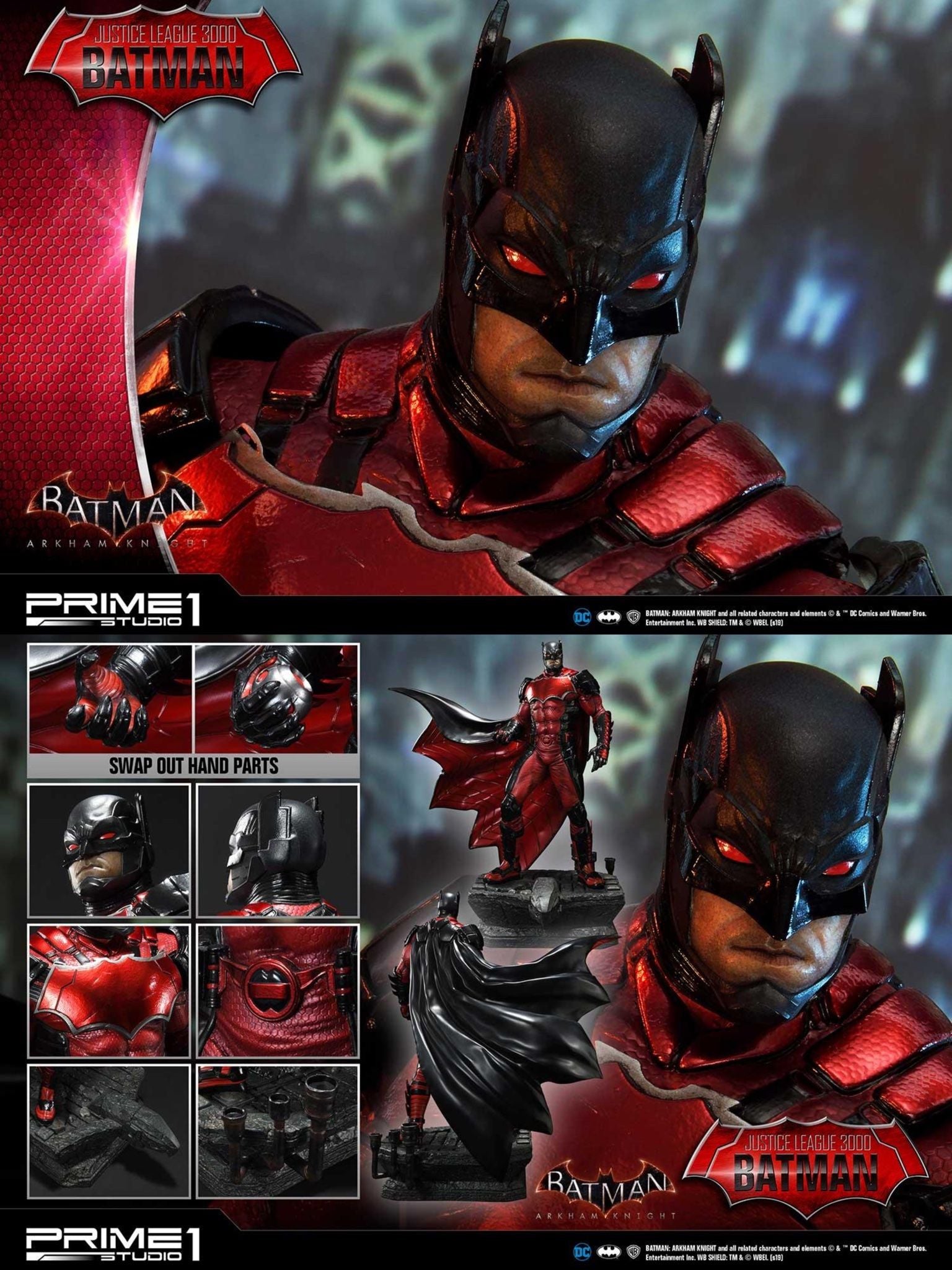 Justice League 3000 Batman - Batman: Arkham Knight - Prime 1 Studio (CMDC - 05EX) resin statue Prime 1 Studio anime figure