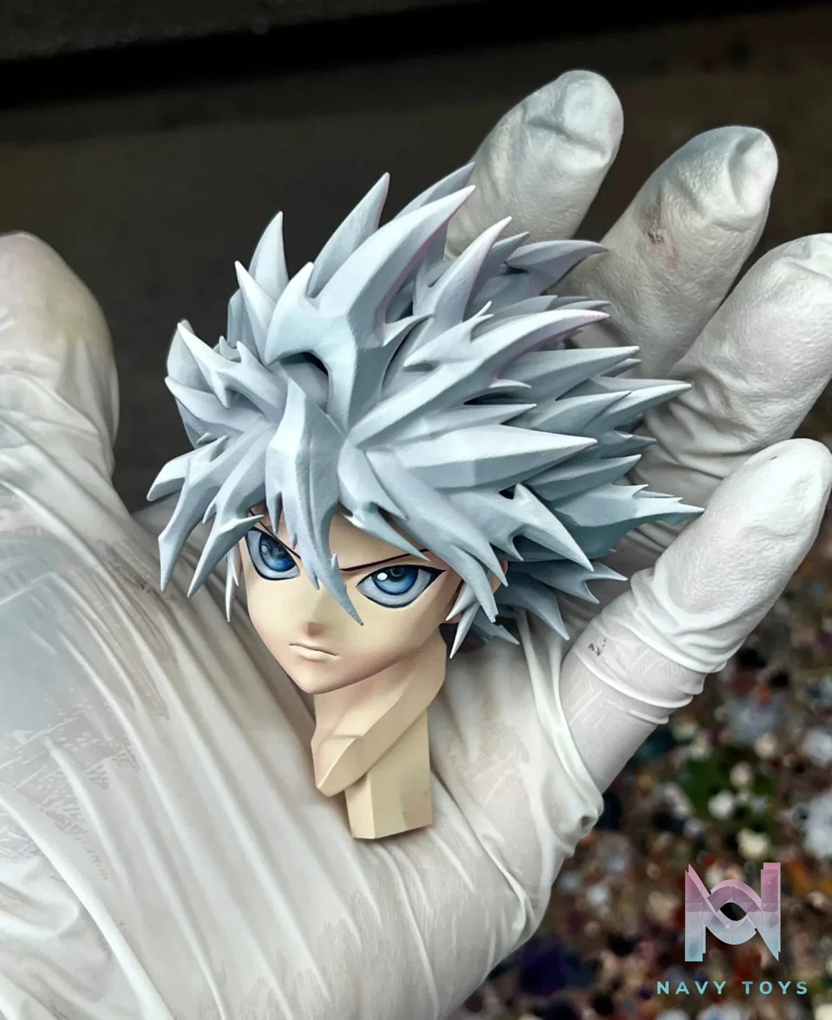 Aftershock Studio & Fibonacci Studio - HUNTER × HUNTER Killua Zoldyck & Gon Freecss resin statue Navy Toys anime figure