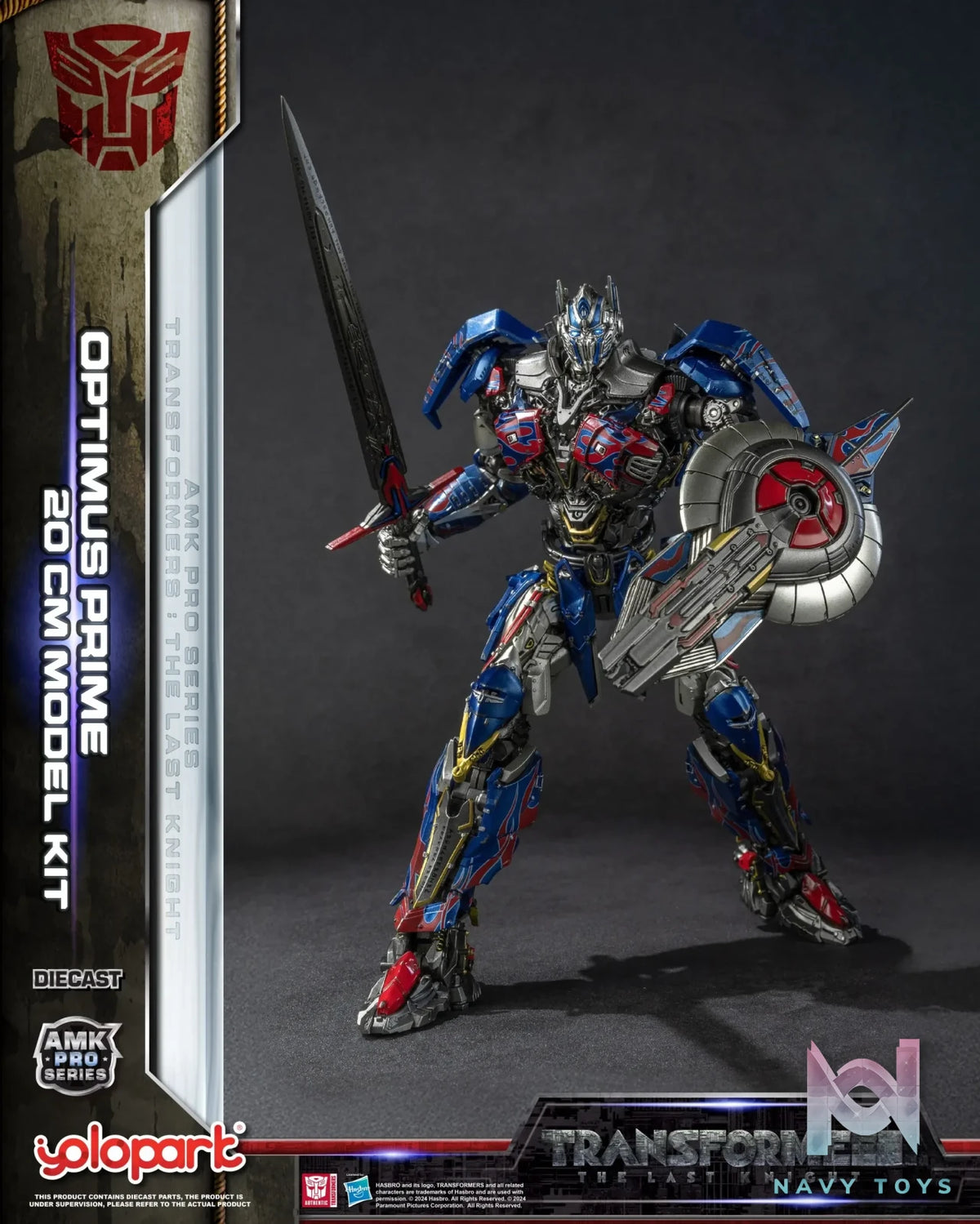 Yolopark Studio – Transformers: The Last Knight AMK PRO Series Optimus Prime Pre-Assembled Model
