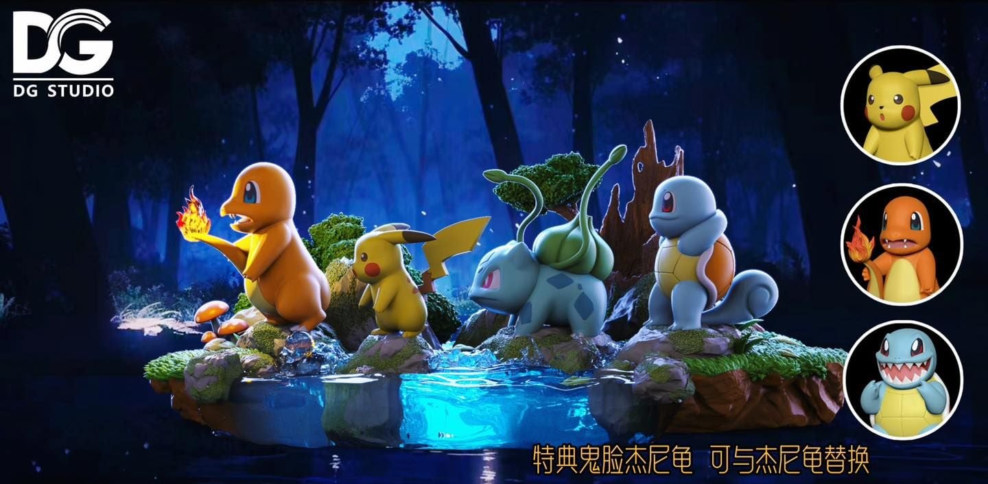 DG Studio - Pokemon - Night Adventure Team resin statue DG Studio anime figure