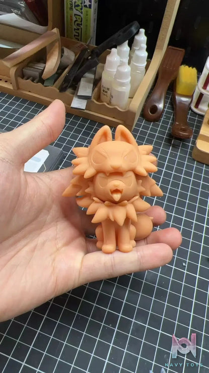 Yue Zhi Shi Studio – Pokémon Rockruff cos Lycanroc