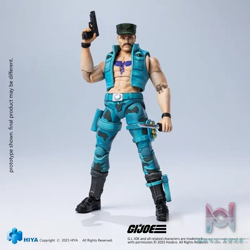 Hiya Toys – Exquisite Mini Series 1/18 Scale 4 Inch Gung-Ho Marine Version Action Figure (Licensed)