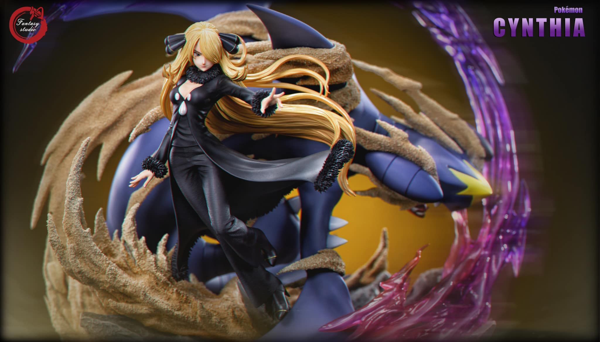 Fantasy Studio - Pokemon - Cynthia resin statue Fantasy Studio anime figure