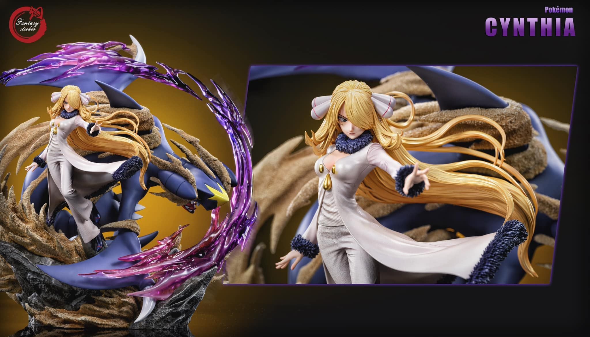 Fantasy Studio - Pokemon - Cynthia resin statue Fantasy Studio anime figure