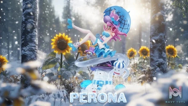 Toy's my dream Studio - One Piece ICE Perona Searching for Moria resin statue Navy Toys anime figure
