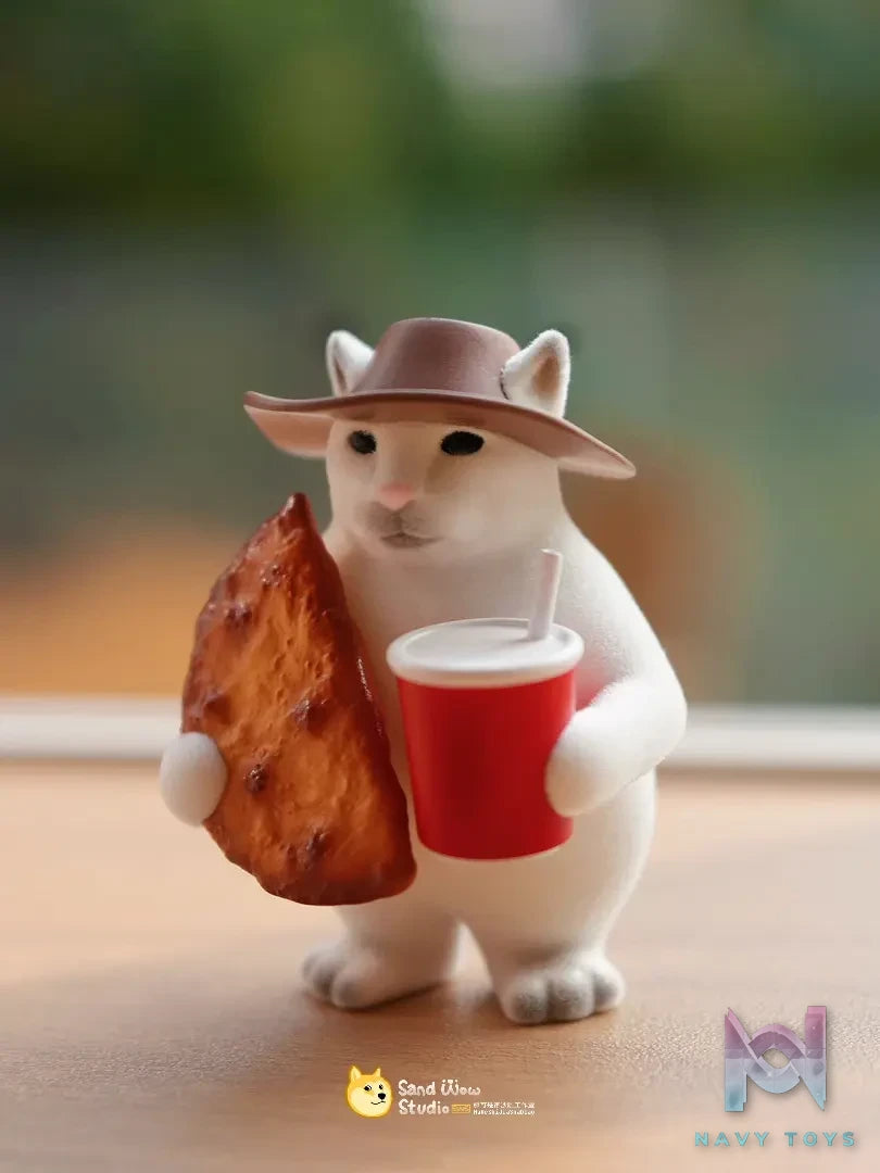 Na Ke Shi Jia Sha Diao Studio – What Cat X Cook Cat X ET Cat Original