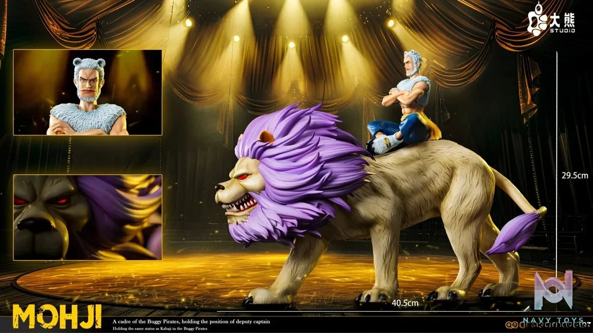 DX Studio - One Piece Buggy Pirates Mohji & Cabaji resin statue Navy Toys anime figure
