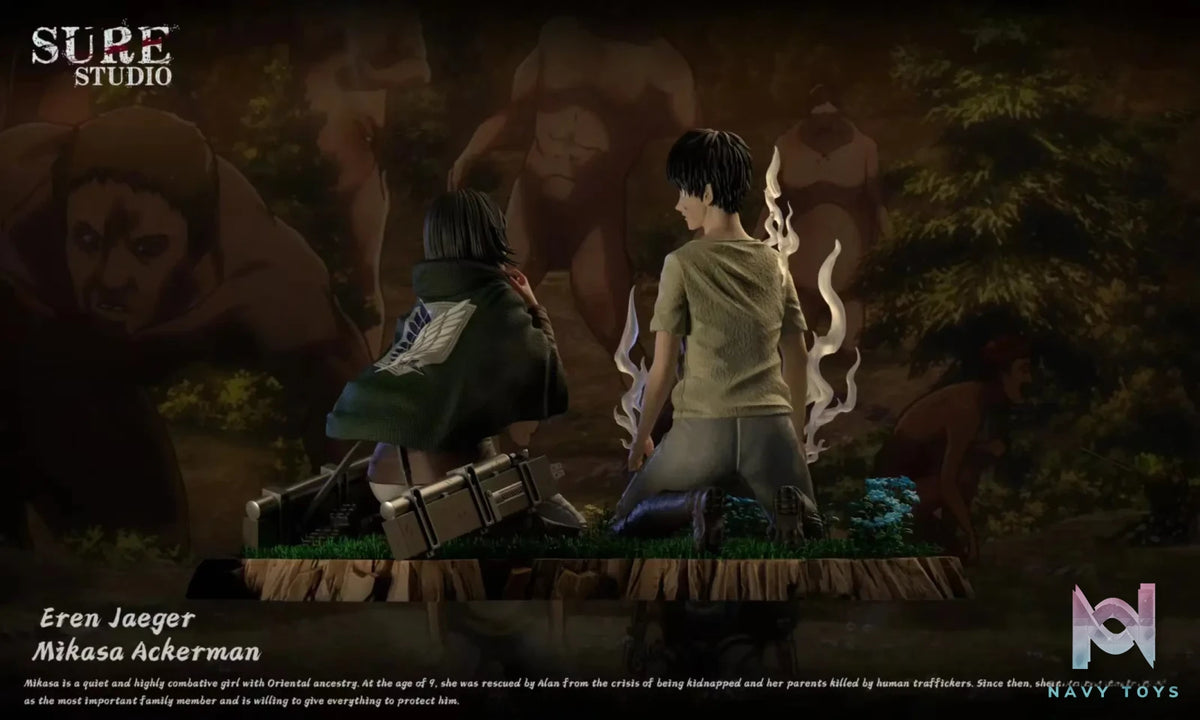 Sure studio – Attack on Titan Eren & Mikasa Scarf 2.0