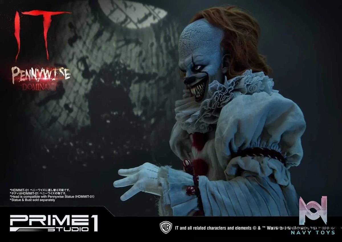Prime 1 Studio – High Definition Bust IT (Film) Pennywise Head HDBIT-01 HDBIT-02 HDBIT-03 HDBIT-ALL (Licensed)