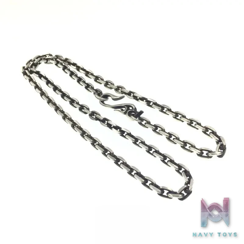 Raven Studio (silver jewelry) – Original Design RS Letter Hook 5mm Curb Chain Original