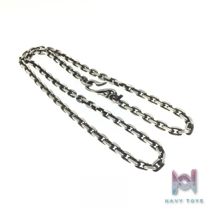 Raven Studio (silver jewelry) – Original Design RS Letter Hook 5mm Curb Chain Original
