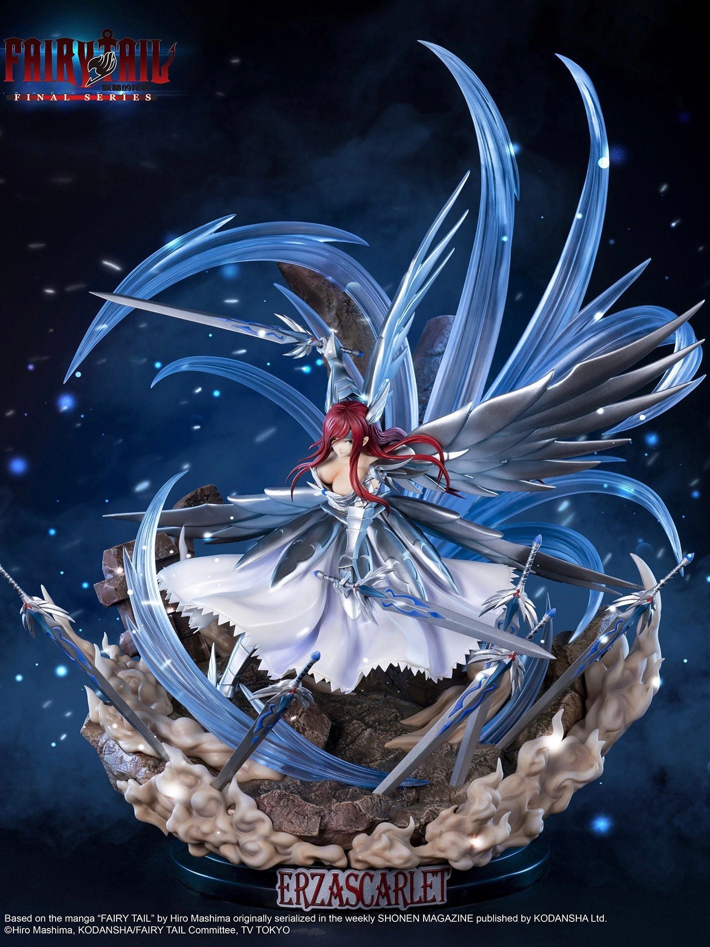 Erza Scarlet - Fairy Tail - KODANSHA resin statue Navy Toys anime figure