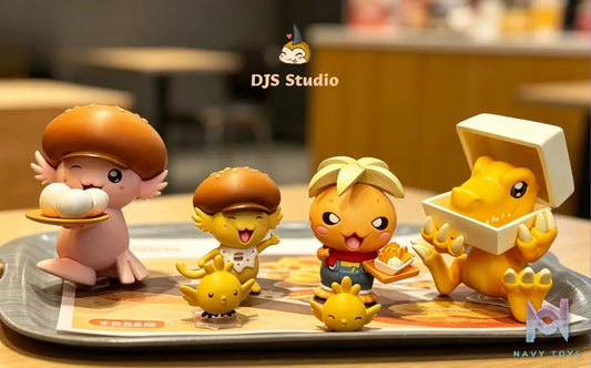 DJS Studio – Burgamon & EbiBurgamon & Potamon & Chickmon & Agumon Digimon