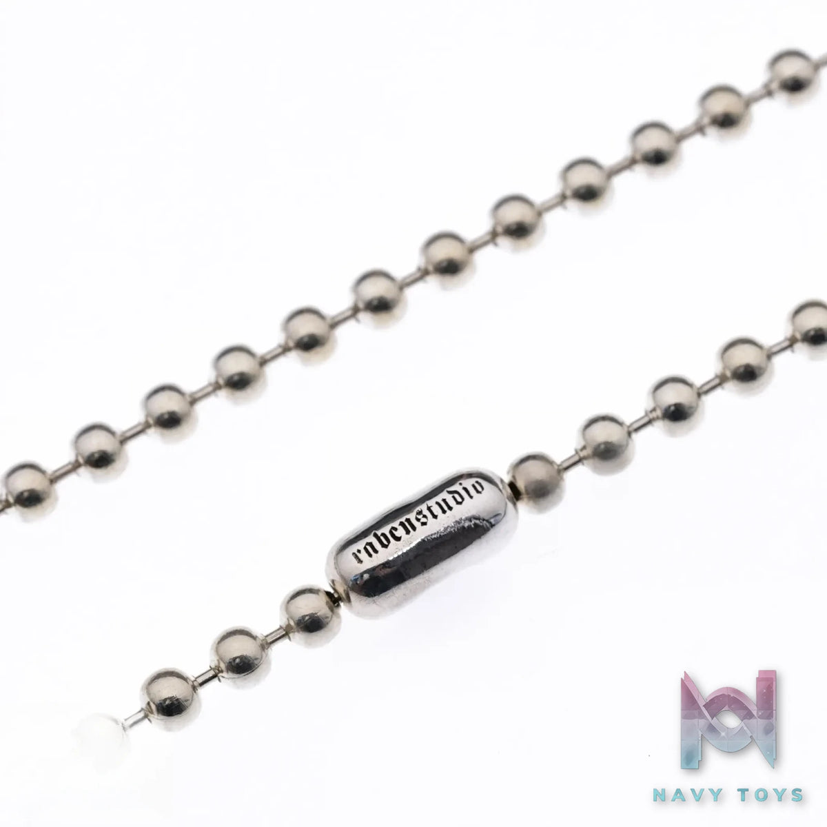 Raven Studio (silver jewelry) – “Bound” 4mm Satan Goat Skull Ball Bracelet Original