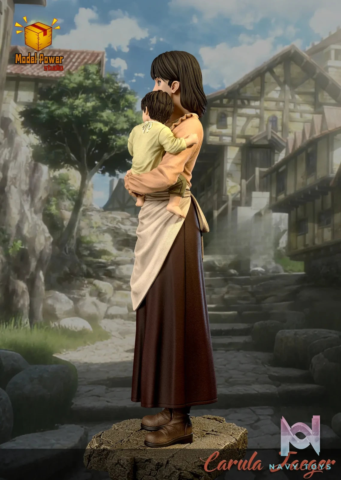 Model Power Studio – Carla Jaeger X Eren Jaeger Attack on Titan