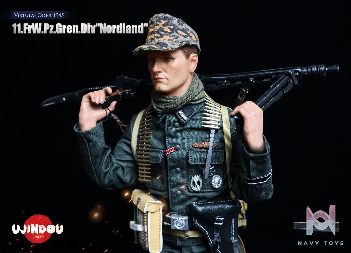 UJINDOU – 1/6 WWII 11. FrW. Pz. Gren. Div “Nordland”, Vistula – Oder 1945 UD9051 (Licensed)