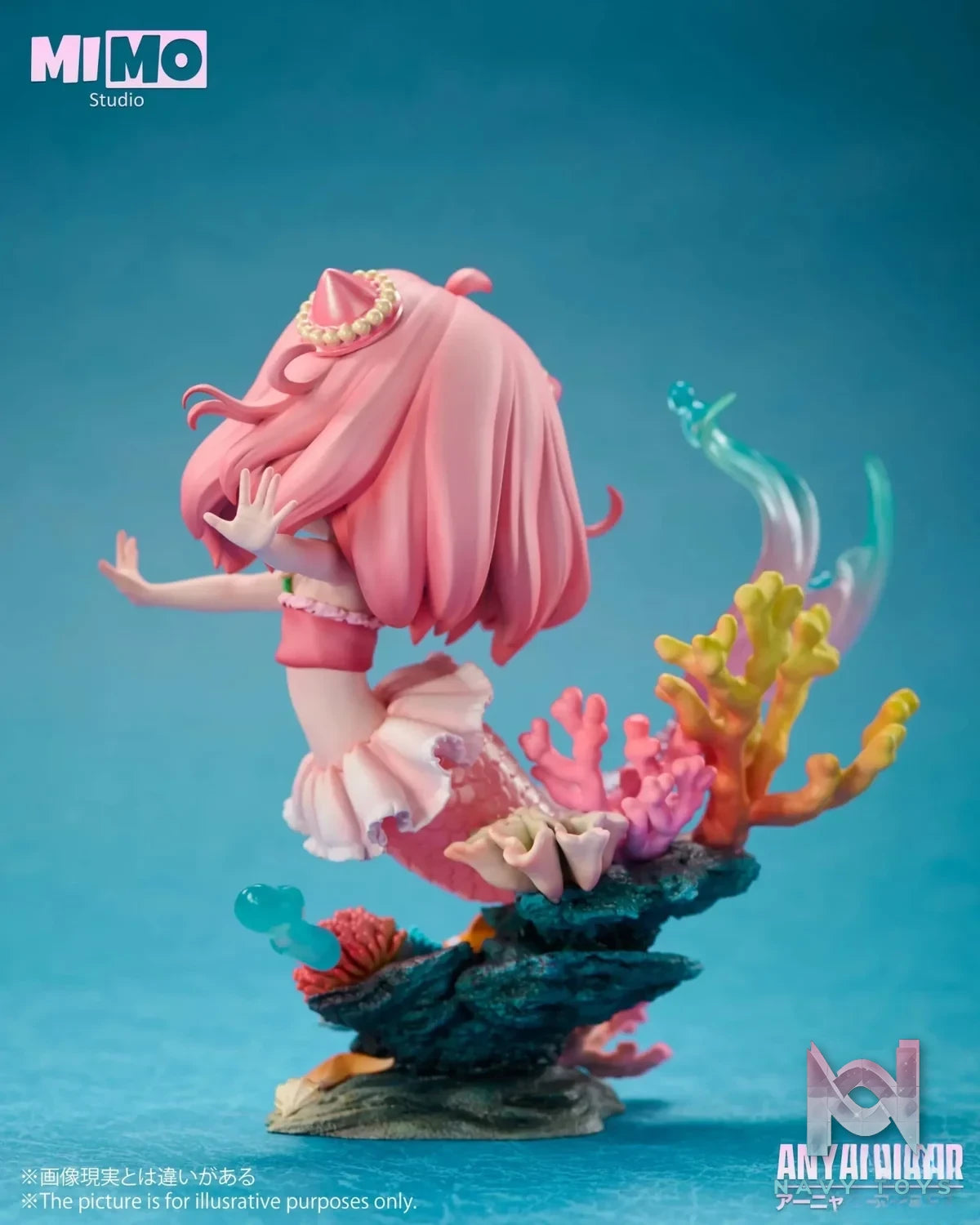 Mimo Studio - Spy x Family Mermaid Anya resin statue Navy Toys anime figure