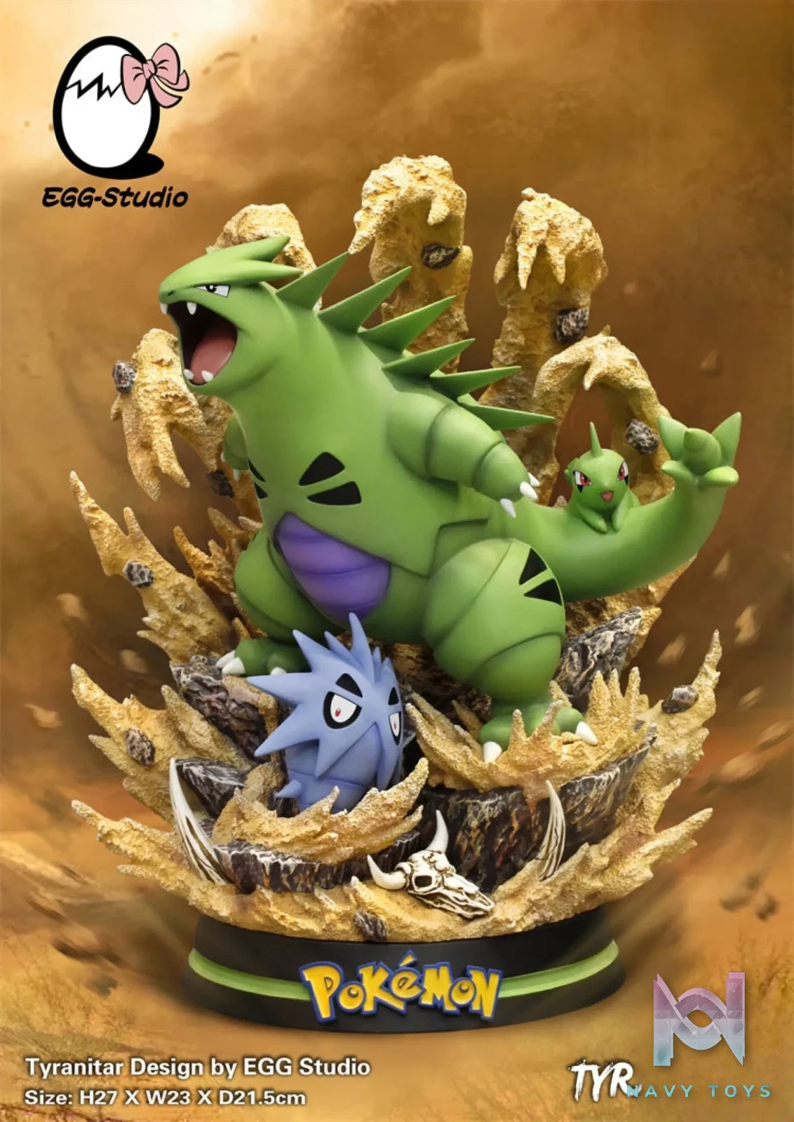EGG Studio – Pokémon Tyranitar Evolution Series