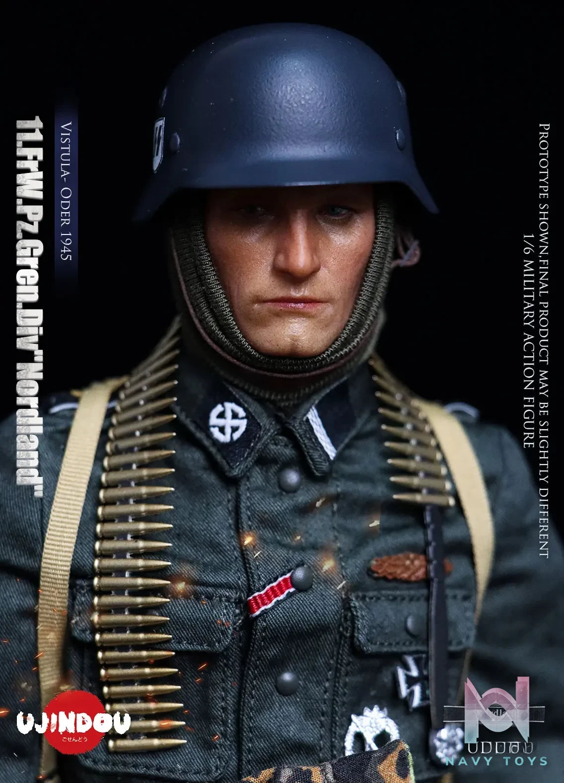 UJINDOU – 1/6 WWII 11. FrW. Pz. Gren. Div “Nordland”, Vistula – Oder 1945 UD9051 (Licensed)
