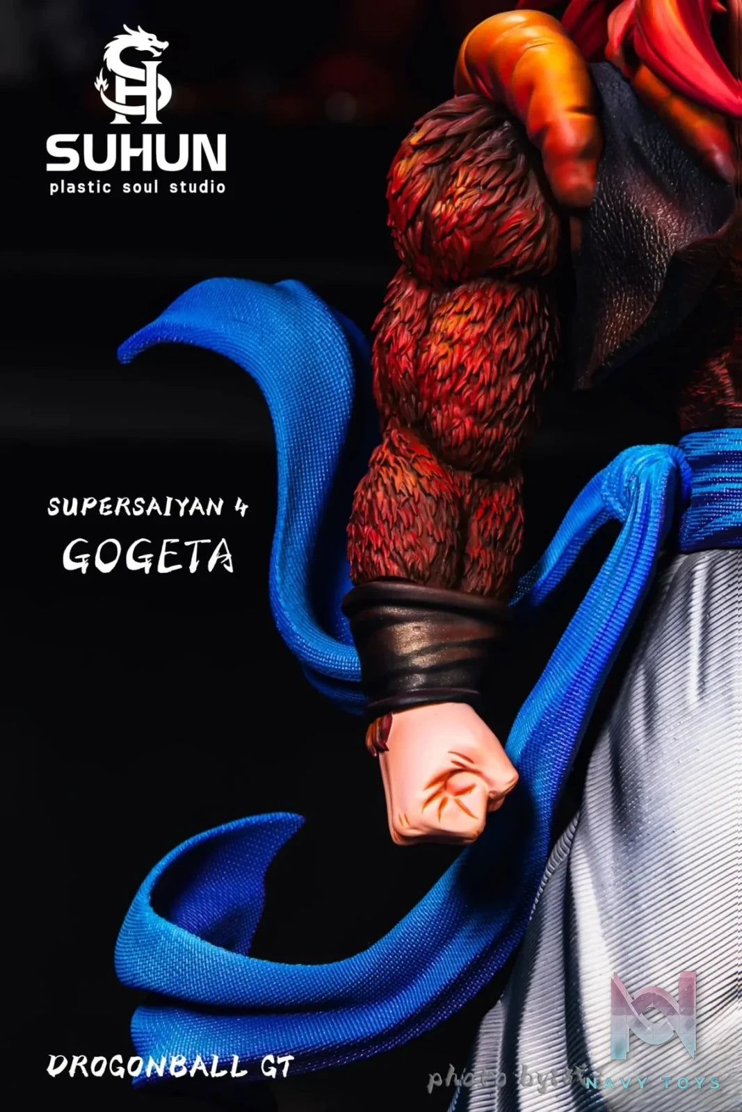 Plastic Soul Studio - Gogeta Super Saiyan 4 Dragon Ball resin statue Navy Toys anime figure